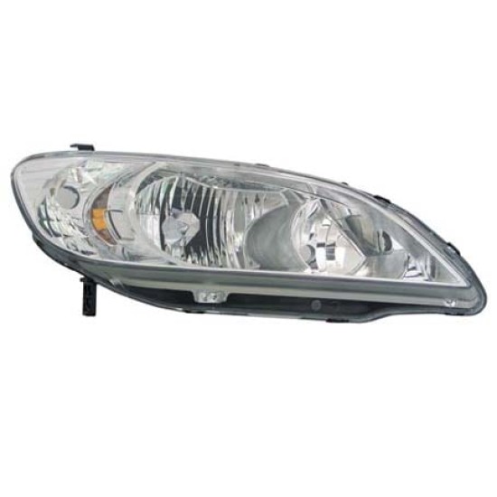 HONDA CIVIC- SD- 04/05; FAR LAMBASI SOL MANUEL (SİNYALİ SARI)(CAMI SETLİ) (PARK LAMBA DELİKSİZ) - Yedek Parça | Parça Dükkanda