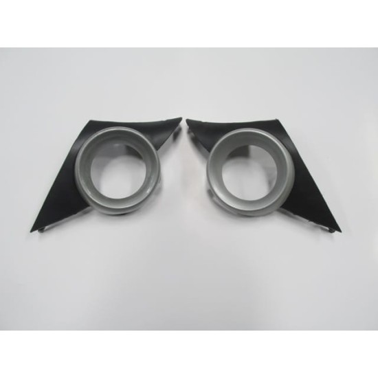 PEUGEOT 207- 06/09; SİS LAMBA KAPAĞI SAĞ/SOL SET (2 PARÇA) SİS DELİKLİ ÇERÇEVESİ GRİ - Yedek Parça | Parça Dükkanda