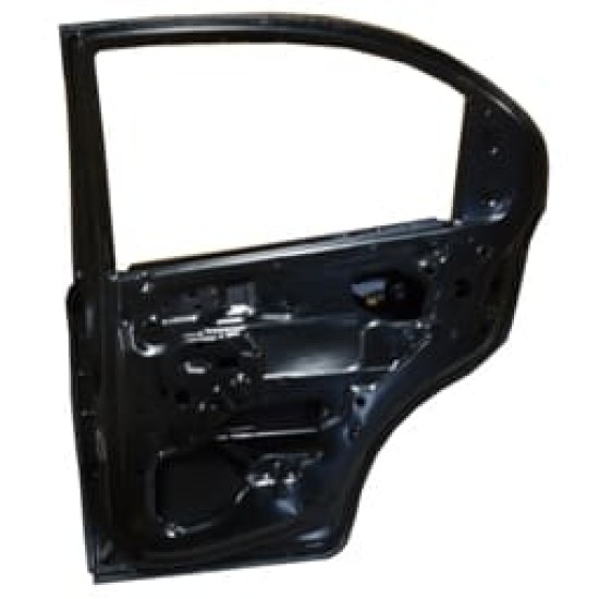 CHEVROLET AVEO- SD- 07/12; ARKA KAPI KOMPLE SAĞ (ÇELİK BARLI) SİYAH (TW) - Yedek Parça | Parça Dükkanda