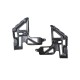 RENAULT MEGANE- 2- 07/09; ARKA TAMPON  BAĞLANTI BRAKETİ SAĞ/SOL SET (2 PARÇA) (SEDAN) - Yedek Parça | Parça Dükkanda