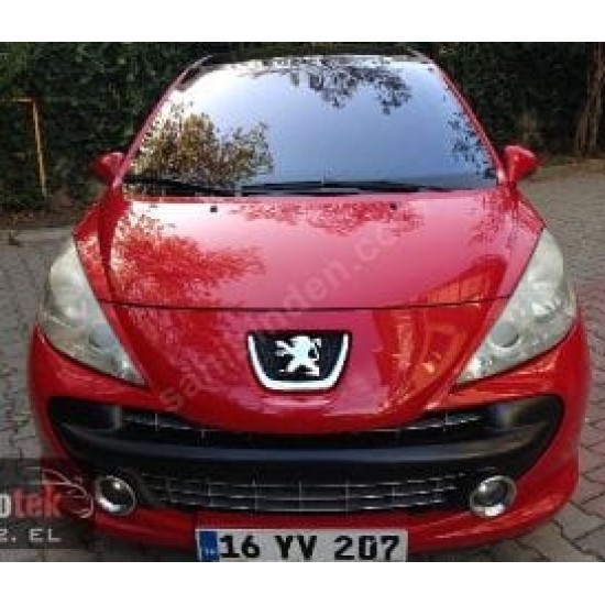 PEUGEOT 207- 06/09; ÖN TAMPON PANJURU ÜST NİKELAJLI (IZGARA) (3 KAPI SPORT) (TYG) - Yedek Parça | Parça Dükkanda