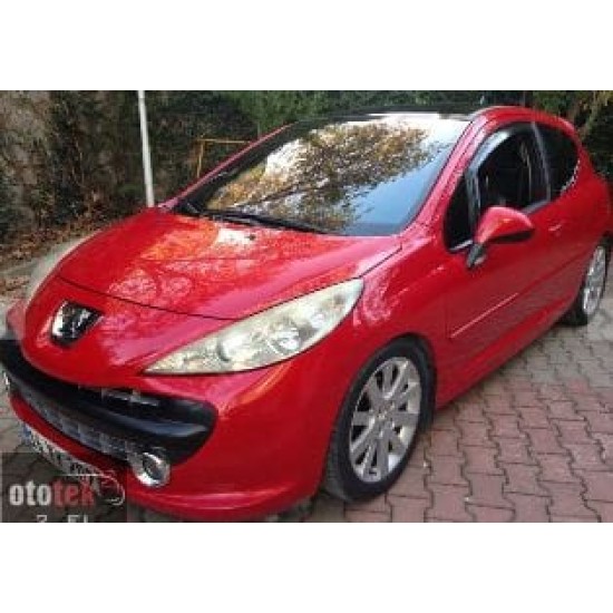 PEUGEOT 207- 06/09; ÖN TAMPON PANJURU ÜST NİKELAJLI (IZGARA) (3 KAPI SPORT) (TYG) - Yedek Parça | Parça Dükkanda