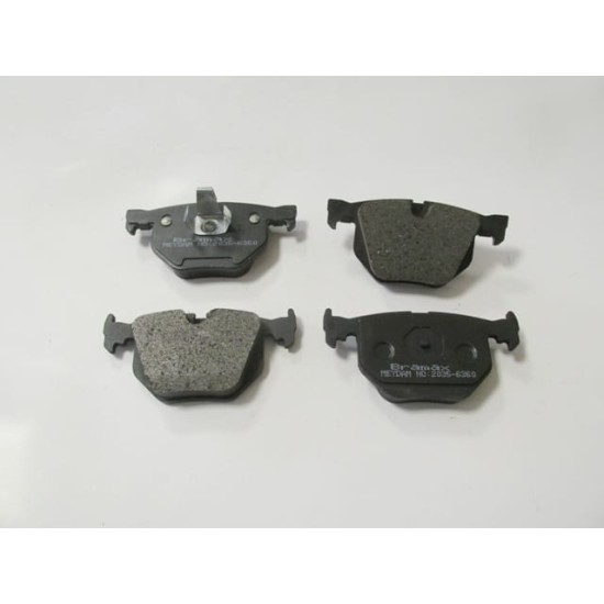 BMW 7 SERI- E65- 02/05; ARKA FREN BALATASI (KABLOSUZ)(DİSK) (121,9X58,1X16,3/123x59,3x16,30)(BRA - Yedek Parça | Parça Dükkanda