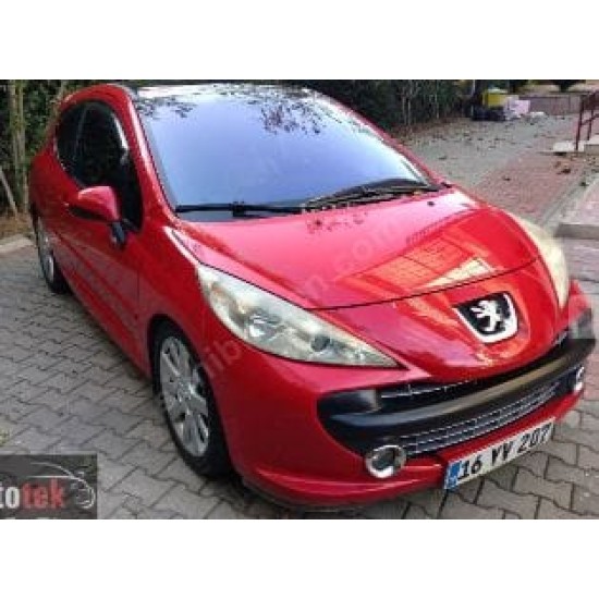 PEUGEOT 207- 06/09; ÖN TAMPON SİYAH (SİS DELİKLİ) BANT/PANJUR DELİKLİ/ BRAKETLİ (3 KAPI SPORT) TW) - Yedek Parça | Parça Dükkanda