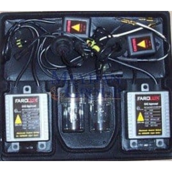 UNIVERSAL UNIVERSAL-; HID-H3 XENON AMPUL SETİ 12V 6000KW (ZENON SET) (FAROLUX) - Yedek Parça | Parça Dükkanda