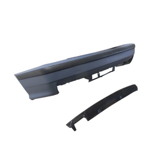 BMW 3 SERI- E36- 91/98; ARKA TAMPON KOMPLE ASTARLI(BANDLI/KARLIKLI/TEK EGZOS DELİKLİ) (M-TECH/M3)