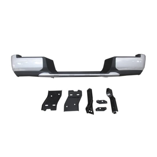 MITSUBISHI L200- PICK UP- 19/22; ARKA TAMPON GRİ/SİYAH (ORİJİNAL RENK)(BAĞLANTI BRAKETLİ) (TW) - Yedek Parça | Parça Dükkanda