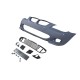 BMW 5 SERI- E60- 04/07; ÖN TAMPON (IZGARALI//PLAKA PLAST.)SEN.DELİKLİ 18MM/F.YIK.LI) (M-TECH) ASTARL - Yedek Parça | Parça Dükkanda