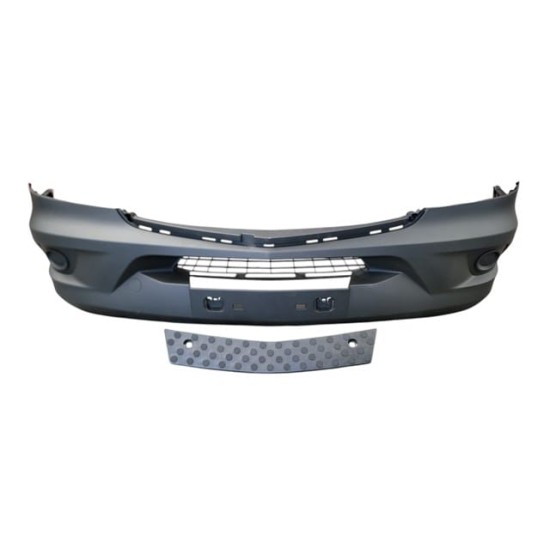 MERCEDES SPRINTER- 13/18; ÖN TAMPON SİYAH (SİS DELİKSİZ/ÇEKİ DEMİR KAPAKLI/BASAMAK PLASTİKLİ