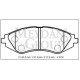 HONDA JAZZ- 09/13; ÖN FREN BALATASI (DİSK) (136,5X51,4X15,9 (DAIWA)