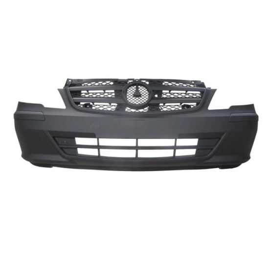 MERCEDES VITO- W639- 11/14; ÖN TAMPON (SİS DELİKSİZ (KENDİNDEN PANJURLU)(BANTLI)