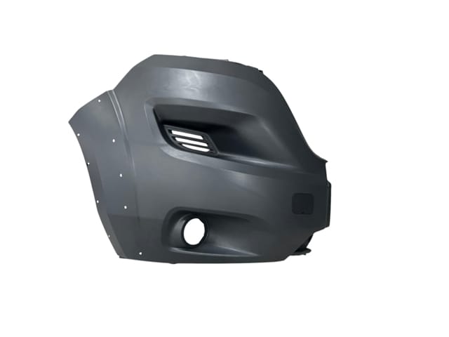 FIAT DUCATO- 14/24; ÖN TAMPON UCU SAĞ GRİ (SİS DELİKLİ/ÇEKİ KAPAKLI)(DODİK DELİKLİ)