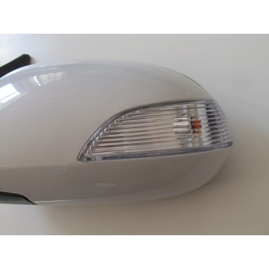 HYUNDAI I30- 07/12; KAPI AYNASI SOL ELEKTRİKLİ/SİNYALLİ/BEYAZ KAPAKLI(SİNYALİ KISA TİP)(5FİŞLİ)( - Yedek Parça | Parça Dükkanda