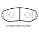 SUZUKI GRAND VITARA- 06/12; ÖN FREN BALATASI (DİSK)(138X50X,16,4)(DAIWA)