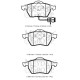 AUDI A6- 95/97; ÖN FREN BALATASI 1,8/1,9TDI/2,0/2,3/2,4/2,6 (2KABLOLU)(DİSK)(156,4X73,8X19,5)FMK)