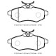 CITROEN C2- 04/09; ÖN FREN BALATASI 1,1/1,4/1.4HDI (KABLOSUZ)(DİSK) (123X53X19) (BRAMAX)