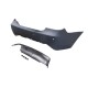 BMW 5 SERI- E60- 07/10; ARKA TAMPON (KARLIKLI/ASTARLI/ÇEK. KAPAKLI/SENSÖR DELİKLİ 18MM) (M-TECH/LCI) - Yedek Parça | Parça Dükkanda