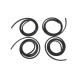 RENAULT R19- EUROPA- 92/01; ÖN/ARKA KAPI TOZ LASTİĞİ TAKIM (4 PARÇA) (KAPI FİTİLİ) - Yedek Parça | Parça Dükkanda