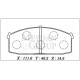 NISSAN SUNNY- B11 CD17- 84/88; ÖN FREN BALATASI DİZEL (DİSK) (111,6X46,2X14,5) (DAIWA) - Yedek Parça | Parça Dükkanda