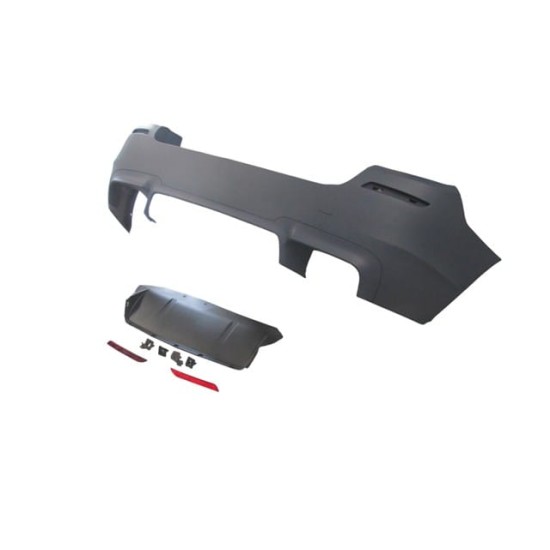 BMW 1 SERI- F20- 12/15; ARKA TAMPON ASTARLI (SENSÖR AÇILIR TİP/REFLEKTÖRLÜ (KARLIKLI) (M-TECH) - Yedek Parça | Parça Dükkanda