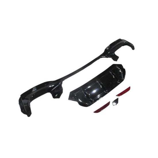 BMW 5 SERI- G30- 17/20; KARLIK PRLK SİYAH (ARKA TAMPON ALTI) (ÇEKİ DEMİR KAPAKLI/ÇİFT EGZOSLU)F90/M5