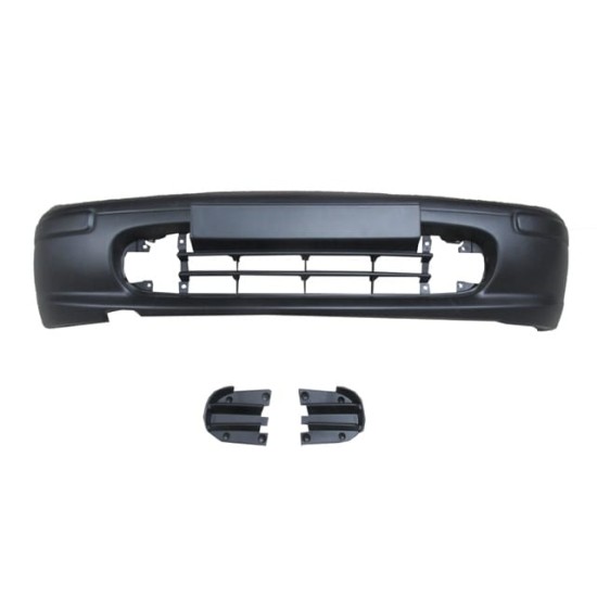 NISSAN MICRA- K11- 98/00; ÖN TAMPON SİYAH(SİS DELİĞİ İÇ KISIMDA)(BANDI KÖŞESİNDE)KENDİNDEN BANTLI(TW