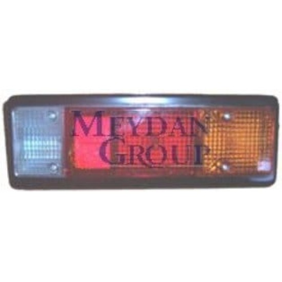 MITSUBISHI CANTER- FE515- 98/06; STOP LAMBASI SAĞ KÜÇÜK TİP (KIRMIZI/SARI/BEYAZ) (TYC) - Yedek Parça | Parça Dükkanda