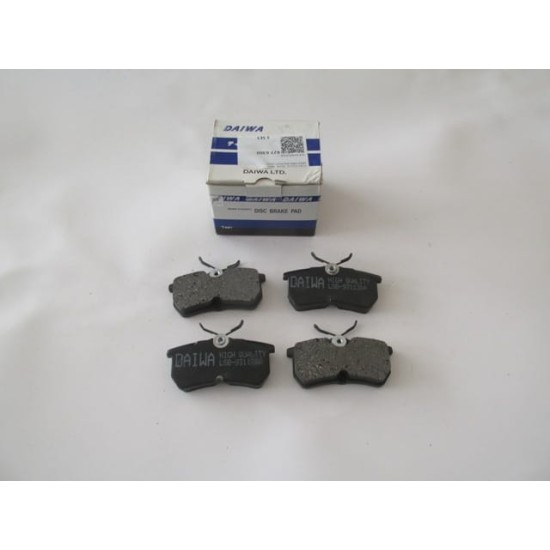 FORD FOCUS- SD/HB- 05/07; ARKA FREN BALATASI 1,4/1,6/1,8/2,0 (DİSK) (87,2X42,5X13) (BRAMAX) - Yedek Parça | Parça Dükkanda