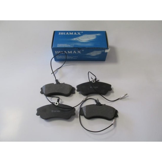 CITROEN XSARA- 98/00; ÖN FREN BALATASI (4 KABLOLU)(DİSK) (129,7X56X18,5) (BRAMAX)