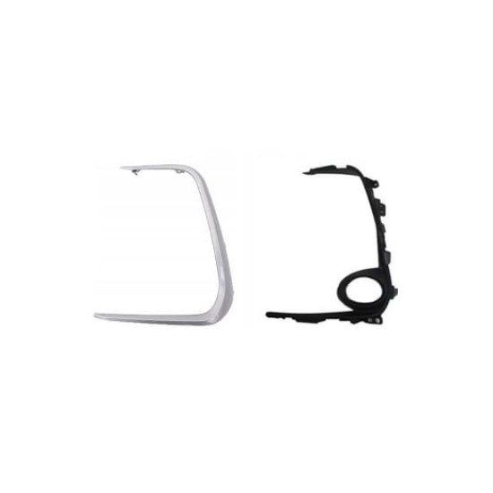 TOYOTA COROLLA- E210- 19/25; SİS LAMBA KAPAĞI SOL SİS DELİKLİ NİKELAJLI İÇ DIŞ SET (2 PARÇA) - Yedek Parça | Parça Dükkanda