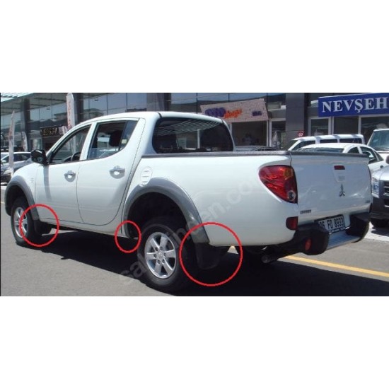 MITSUBISHI L200- PICK UP- 10/15; ARKA ÇAMURLUK AĞZI PLASTİĞİ SOL (DODİK) 4X2 - Yedek Parça | Parça Dükkanda