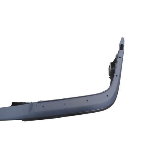 MERCEDES E CLASS- W210- 96/99; ÖN TAMPON GRİ (SİS DELİKLİ/DARBE EMİCİLİ/BANDLI)(ELEGANCE/AVANGARD)