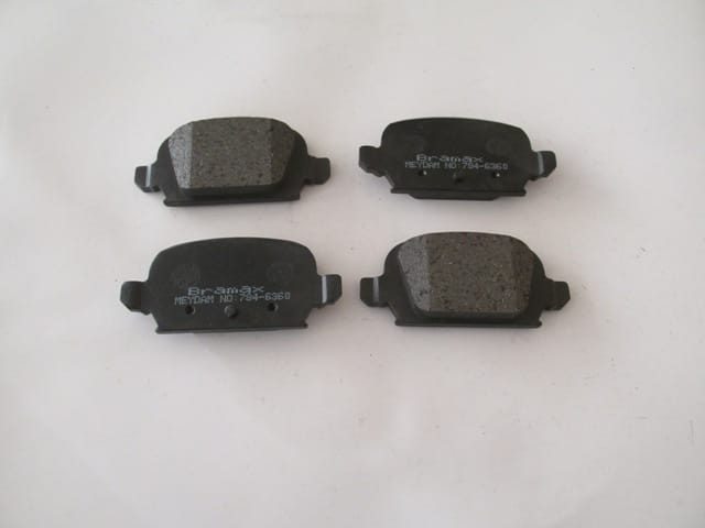 OPEL TIGRA- 03/07; ARKA FREN BALATASI 1,3/1,4/1,8cc (DİSK)(95,5X43,9X13,8)(BRAMAX)