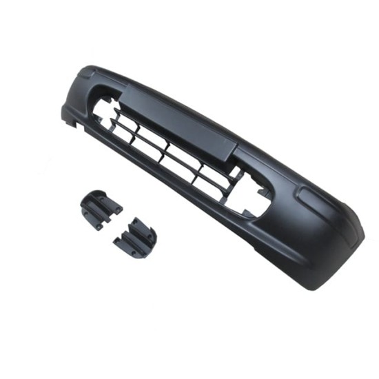 NISSAN MICRA- K11- 98/00; ÖN TAMPON SİYAH(SİS DELİĞİ İÇ KISIMDA)(BANDI KÖŞESİNDE)KENDİNDEN BANTLI(TW