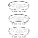 NISSAN PATROL- 06/07; ARKA FREN BALATASI (DİSK) (121X44X16) (DAIWA)