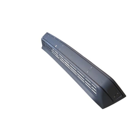 MERCEDES E CLASS- W124- 93/95; ÖN TAMPON GRİ (BANTSIZ/ÜST KISMI NİKELAJ DELİKLİ/ŞOK EMİCİLİ)