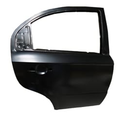CHEVROLET AVEO- SD- 07/12; ARKA KAPI KOMPLE SAĞ (ÇELİK BARLI) SİYAH (TW)