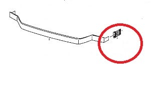 VOLKSWAGEN CRAFTER- 12/17; PANJUR ALT ÇITASI BRAKETİ (KLİPSİ) SAĞ/SOL SET 2 PARÇA