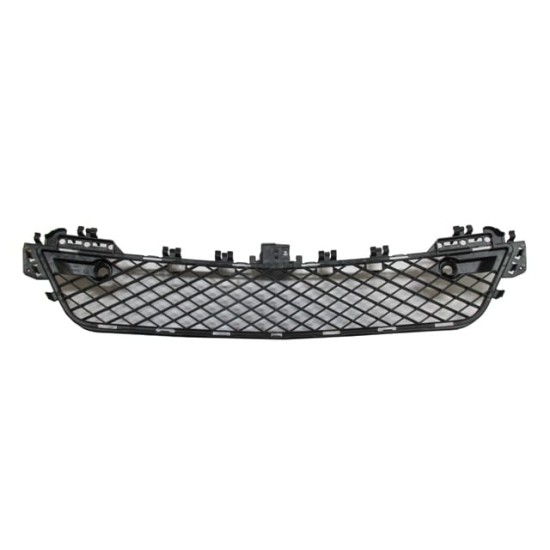 MERCEDES C CLASS- W204- 11/13; ÖN TAMPON PANJURU ORTA SENSÖR DELİKLİ (AVANTGARDE) SİYAH (TW)