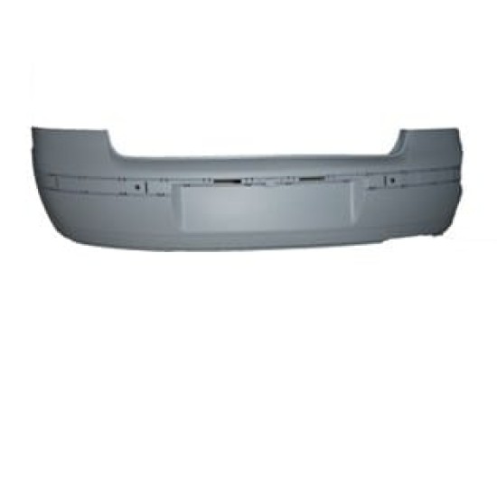VOLKSWAGEN POLO- 5- 02/09; ARKA TAMPON GRİ (BANT DELİKLİ (PLAKA YERİ 60 CM DİKDÖRTGEN PLAKA) TW) - Yedek Parça | Parça Dükkanda