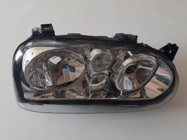 VOLKSWAGEN GOLF- 3- 92/98; FAR LAMBASI SAĞ MANUEL/ELEKTRİKLİ/SİSSİZ/ŞEFFAF CAM (H1/H1) (AYFAR)