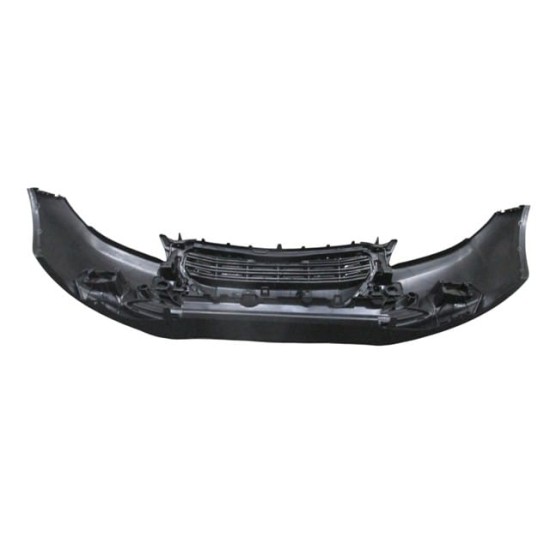 PEUGEOT 301- 13/16; ÖN TAMPON SİYAH (PANJURLU/SİS BRAKETLİ/NİKELAJ ÇITALI/ÇEKİ KAPAKLI)(TW) - Yedek Parça | Parça Dükkanda