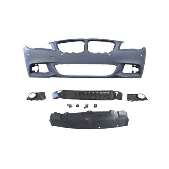 BMW 5 SERI- F10- 10/13; ÖN TAMPON ASTARLI(SİS D.Lİ KAPAK/IZGRALI/PLAKA PLAS./FAR.YIK.LI/SEN.D)M-TECH - Yedek Parça | Parça Dükkanda