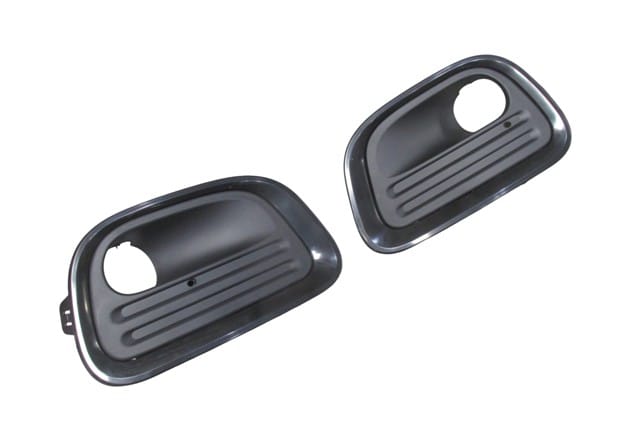 CITROEN BERLINGO- 19/24; SİS LAMBA KAPAĞI ÇERÇEVELİ SAĞ/SOL SET (4 PARÇA)  SİS DELİKLİ (TW)