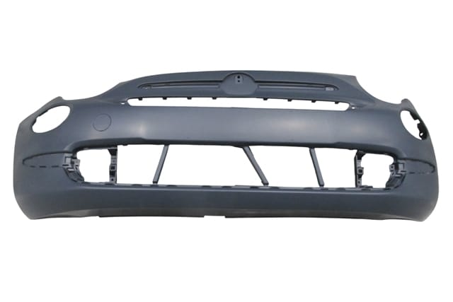 FIAT 500- 15/17; ÖN TAMPON ASTARLI GRİ (SİS DELİKLİ/ÇEKİ DEMİRİ KAPAKLI)(LOUNGE) (TW)