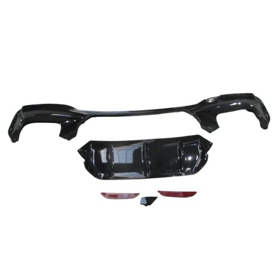BMW 5 SERI- G30- 17/20; KARLIK PRLK SİYAH (ARKA TAMPON ALTI) (ÇEKİ DEMİR KAPAKLI/ÇİFT EGZOSLU)F90/M5
