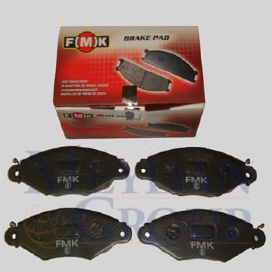 RENAULT KANGOO- 98/03; ÖN FREN BALATASI 1,2/1,4/1,5/1,9 (KABLOSUZ)(DİSK) (131X46,9X18)(FMK) - Yedek Parça | Parça Dükkanda