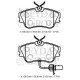 VOLKSWAGEN TRANSPORTER- T4- 96/01; ÖN FREN BALATASI 1,9/2.4/2,5 (1 KABLOLU)(DİSK)128X65,8X18)BRAMAX) - Yedek Parça | Parça Dükkanda