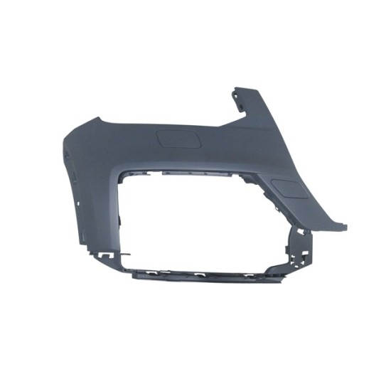 AUDI Q2- 16/20; ÖN TAMPON SAĞ ASTARLI GRİ (FAR YIKAMA/ÇEKİ DEMİRİ KAPAKLI)(SENSÖR DELİKSİZ) (TYG)