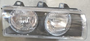 BMW 3 SERI- E36- COUPE- 91/98; FAR LAMBASI SAĞ MAN/ELK (ÇİZGİSİZ PLASTİK CAM)MERCEKSİZ HELLA TİP